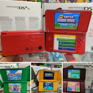 Nintendo DSi XL con juegos